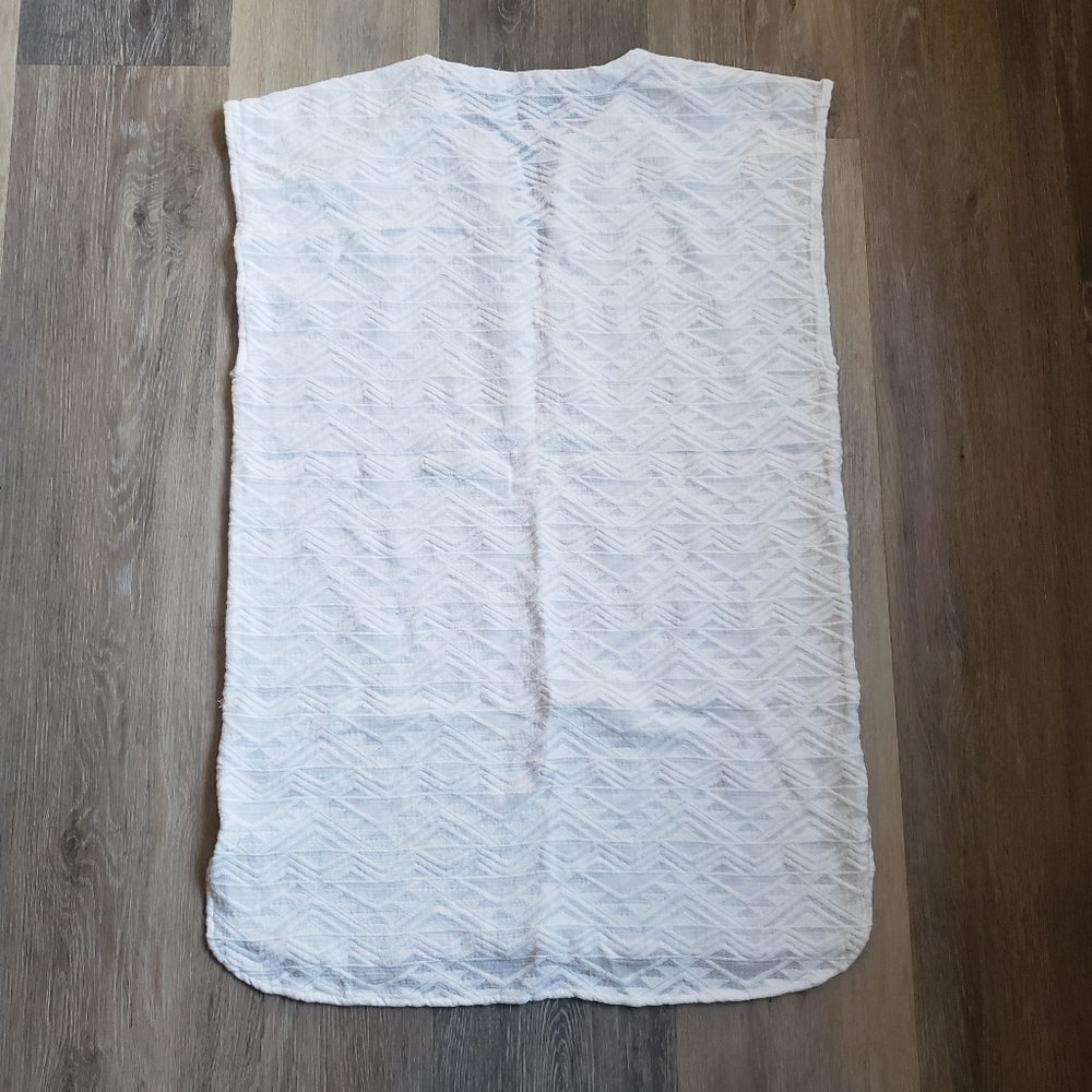 MADEWELL TUNIC WHITE TOP - Picture 2 of 9